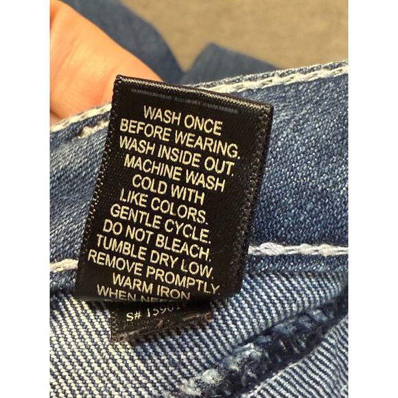 Cato Premium Star Bling Pocket Dark Denim Jeans 26W Plus Western Rhinestone - Picture 6 of 9